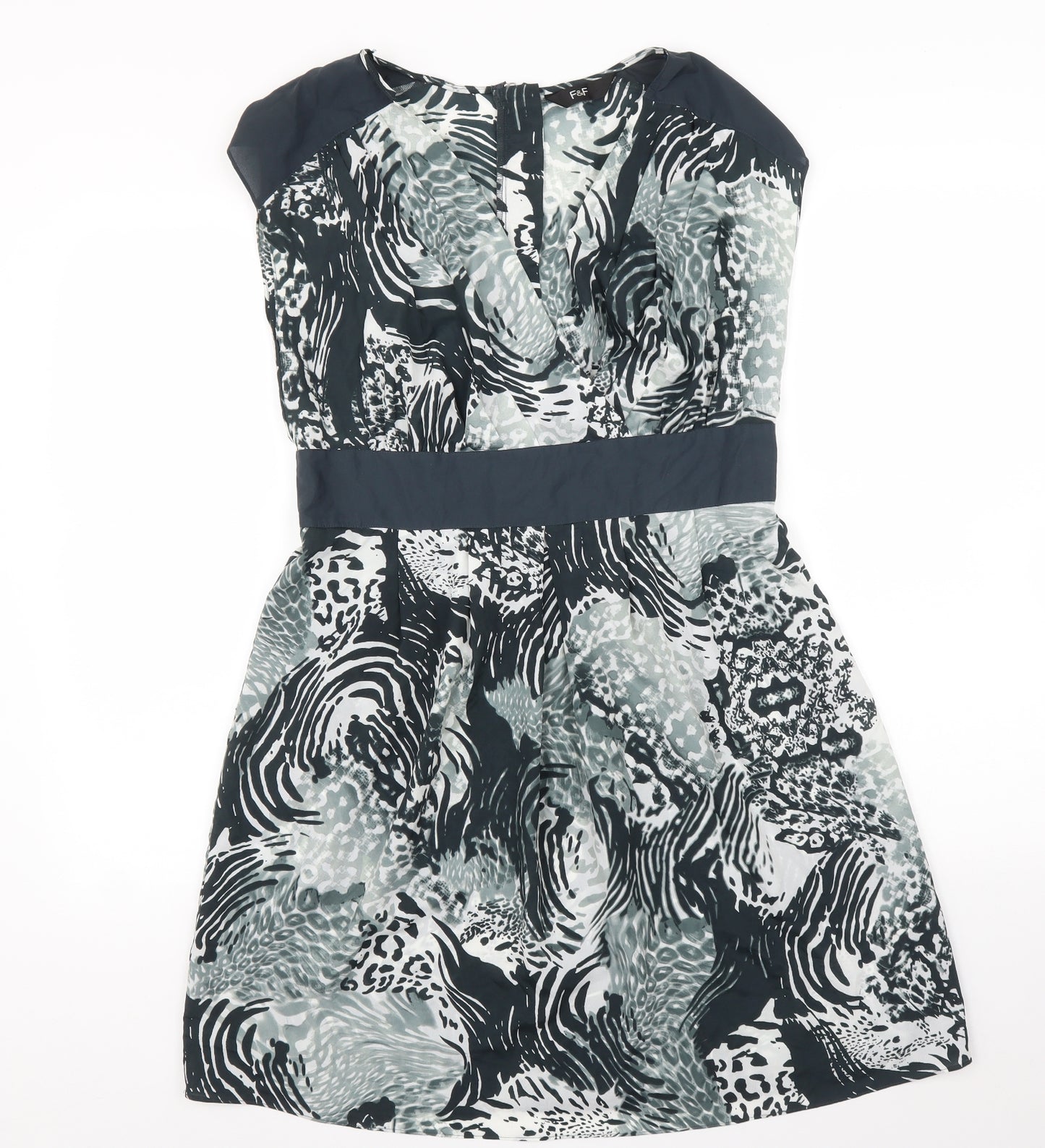 F&F Womens Multicoloured Floral  Fit & Flare  Size 14
