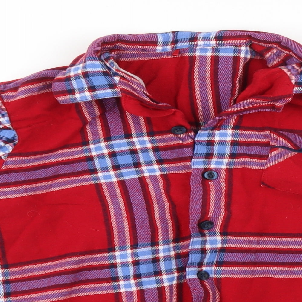 George Girls Multicoloured Check   Pyjama Top Size 10-11 Years