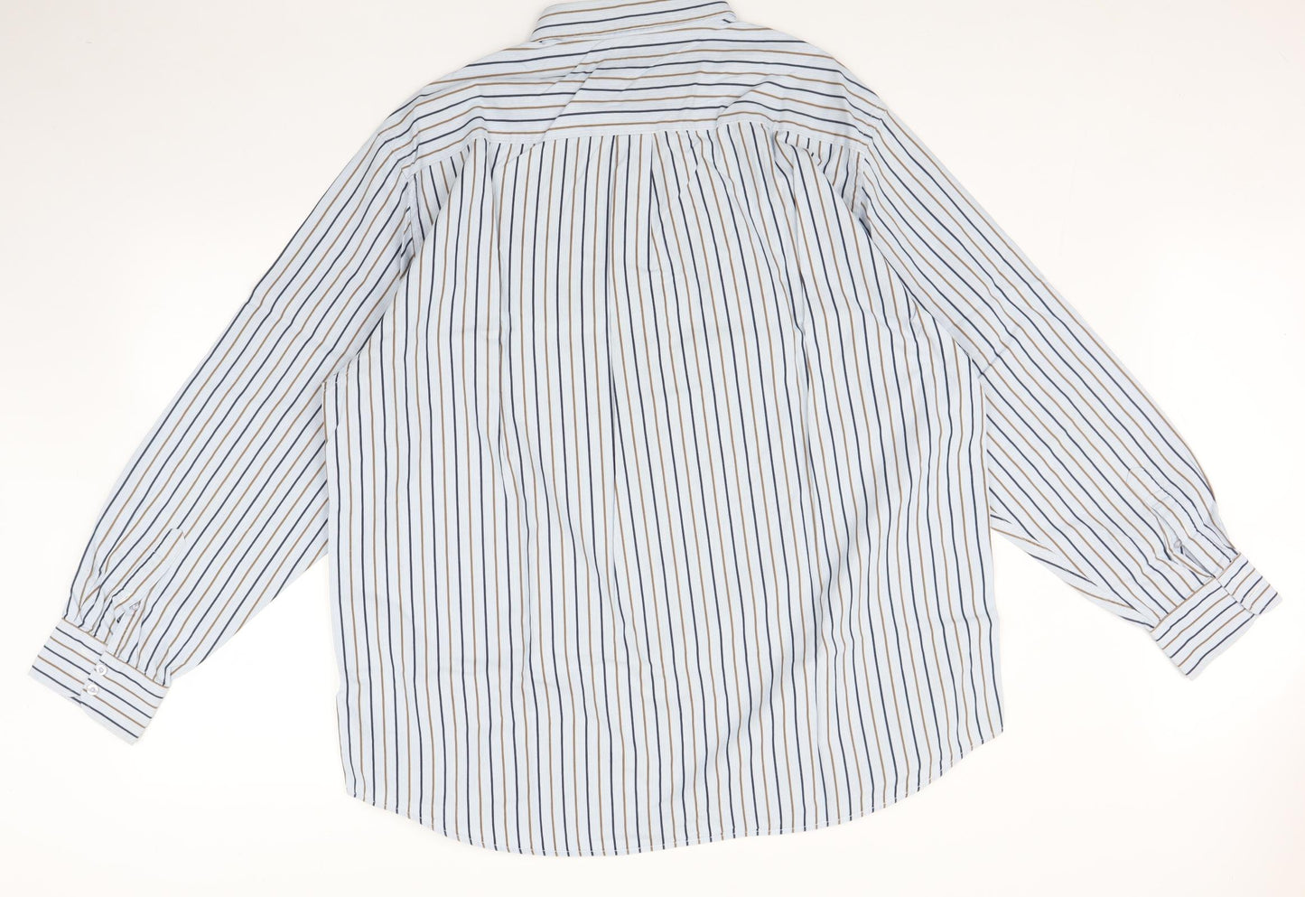 Wolsey Mens Multicoloured Striped   Dress Shirt Size 2XL