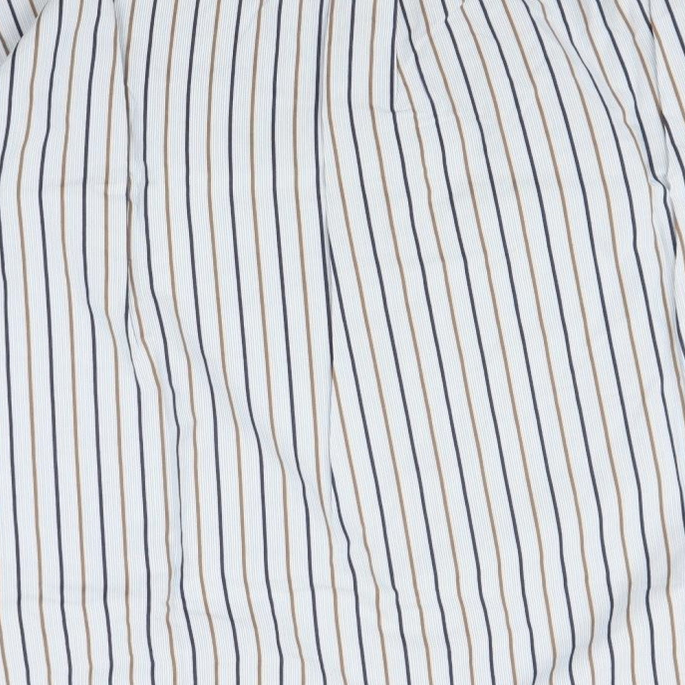Wolsey Mens Multicoloured Striped   Dress Shirt Size 2XL