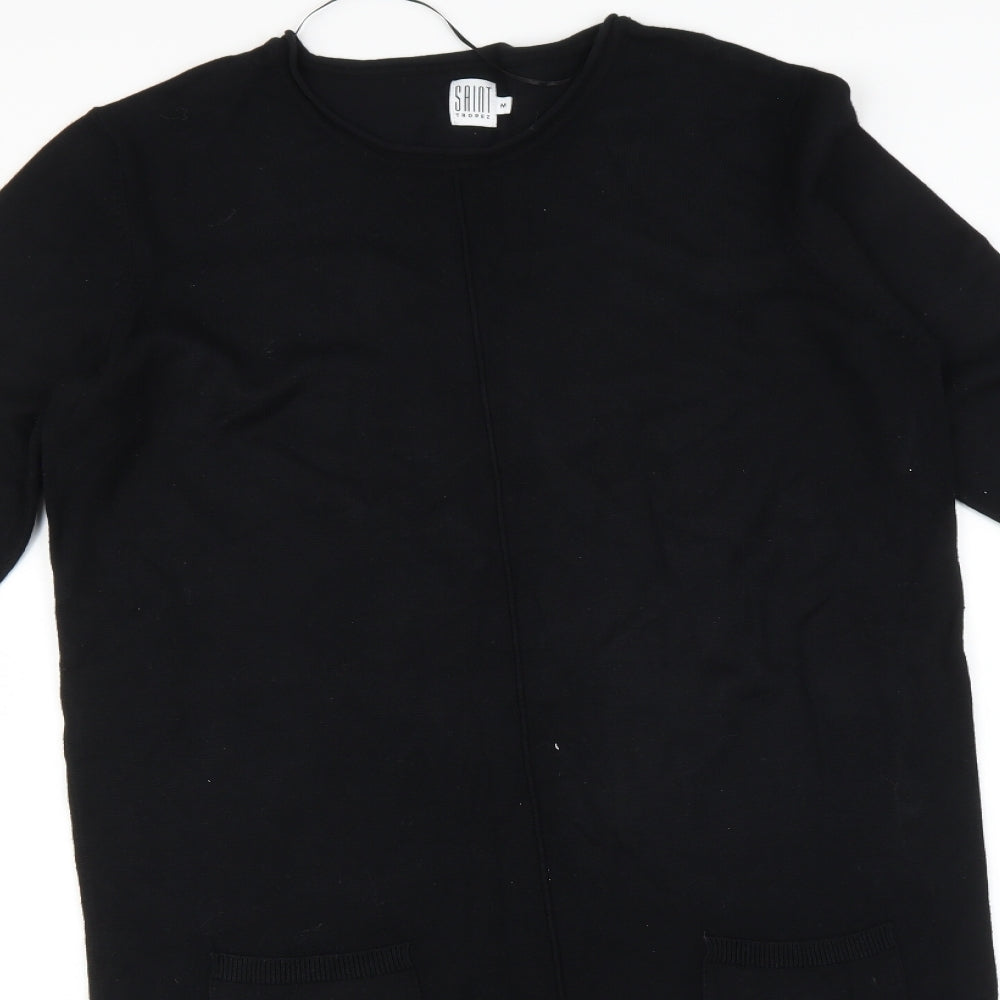 Saint Tropex Womens Black   Jumper Dress  Size M