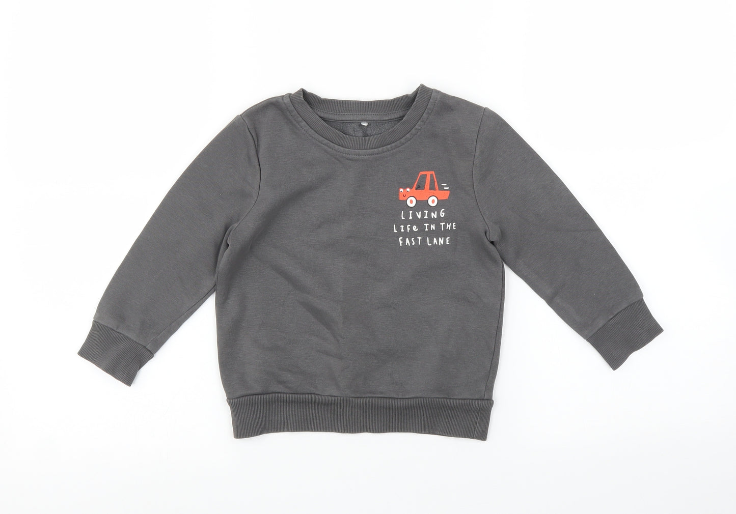 George Boys Grey   Pullover Jumper Size 2-3 Years