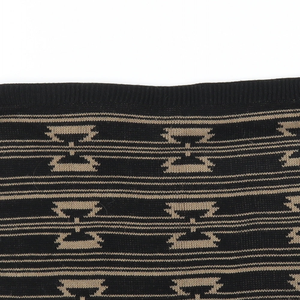 Internacionale Womens Multicoloured Striped  Mini Skirt Size M
