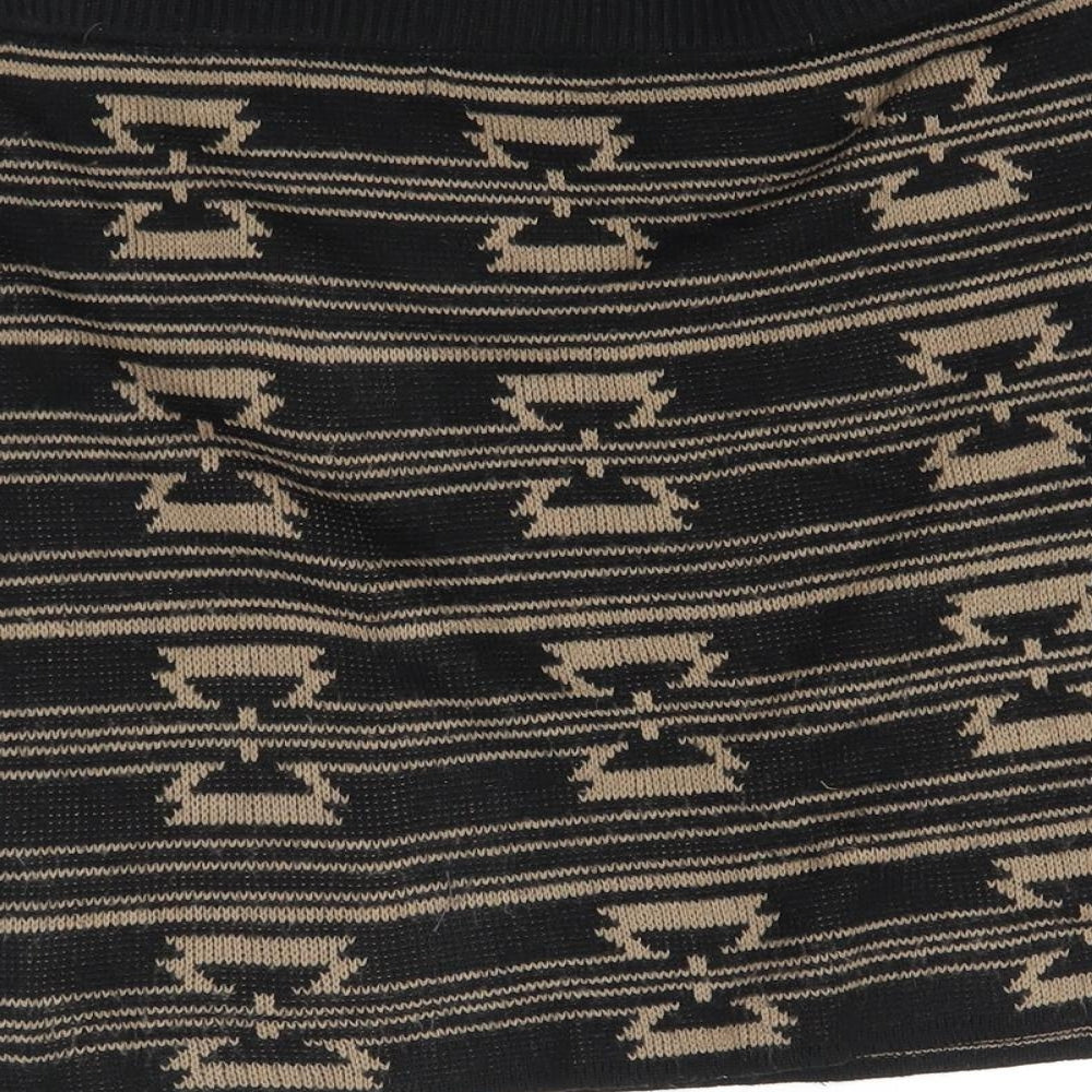 Internacionale Womens Multicoloured Striped  Mini Skirt Size M