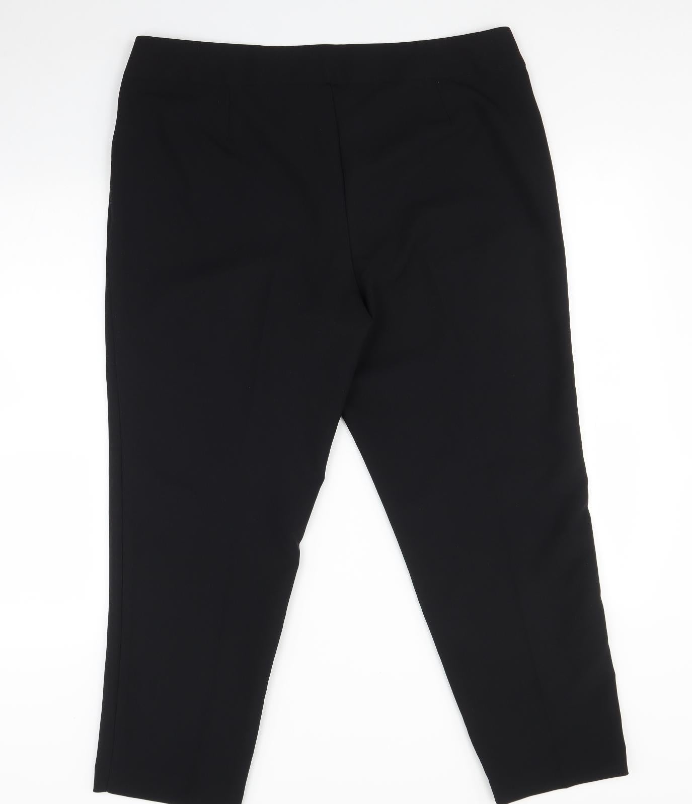 George Womens Black   Trousers  Size 18 L28 in