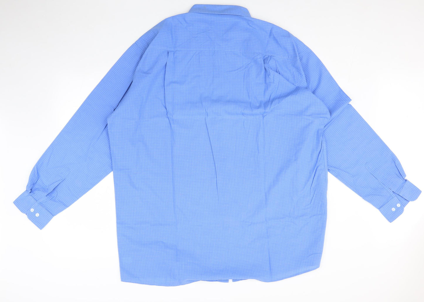 Preworn Mens Blue    Dress Shirt Size 3XL