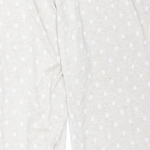 Preworn Womens Beige Polka Dot   Pyjama Pants Size XL