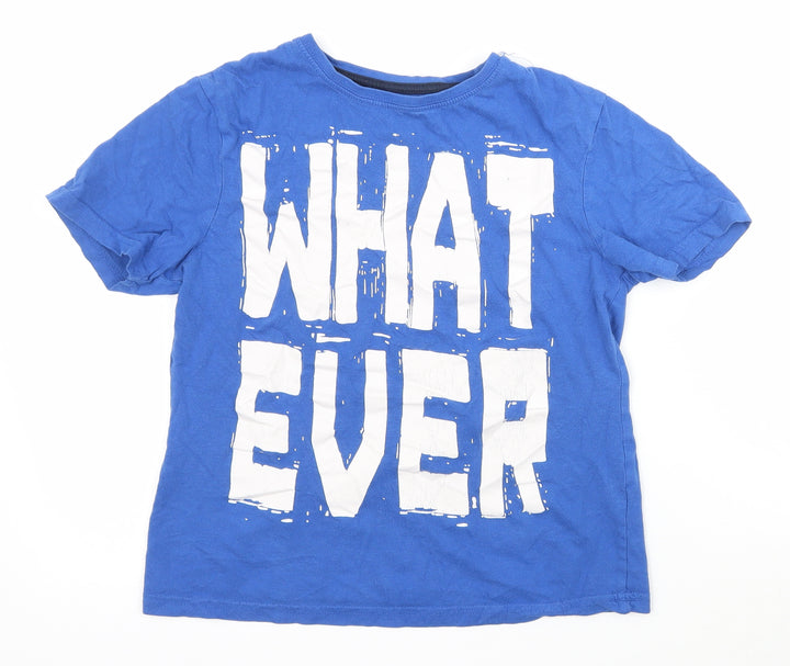 Rebel Boys Blue Basic T-Shirt Size 9-10 Years - Whatever