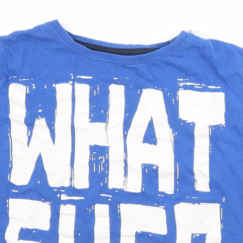 Rebel Boys Blue   Basic T-Shirt Size 9-10 Years  - Whatever