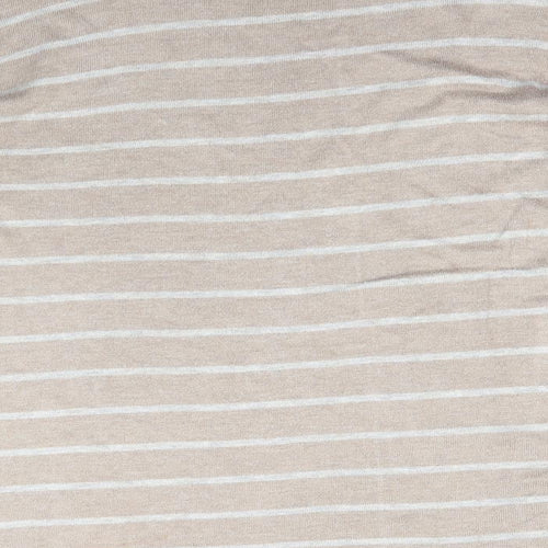 Atmosphere Womens Beige Striped  Pullover Jumper Size 10