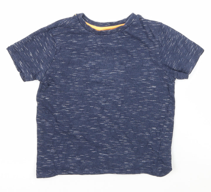 F&F Boys Blue   Basic T-Shirt Size 3-4 Years  - Marled
