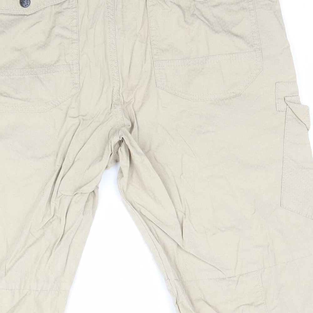 F&F Mens Beige   Cargo Shorts Size 34