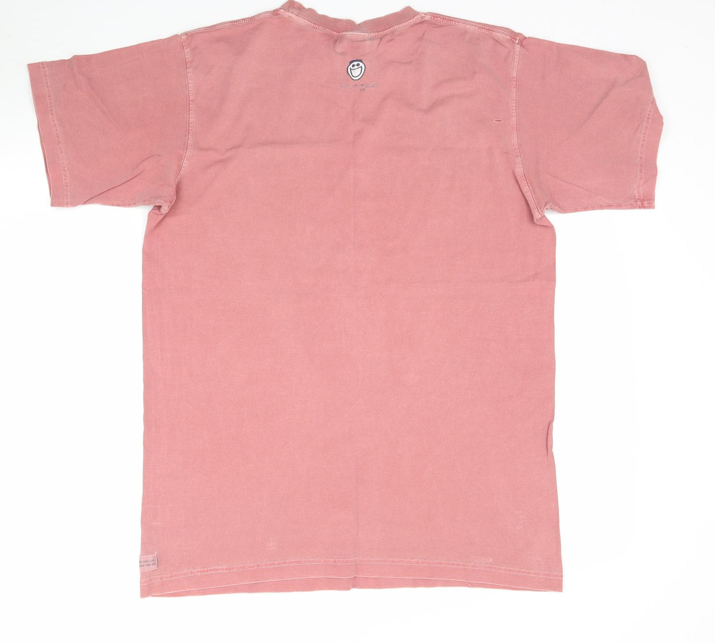 Life is Good Mens Pink    T-Shirt Size M