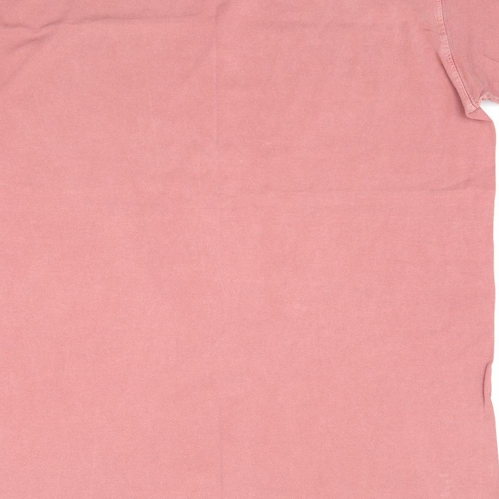 Life is Good Mens Pink    T-Shirt Size M