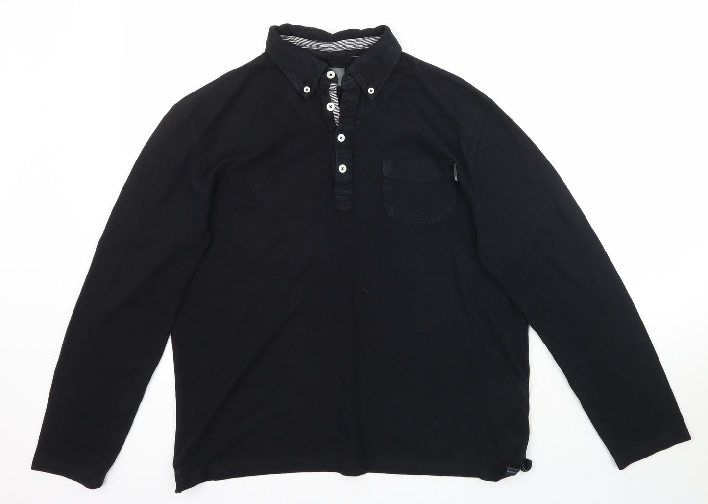 Peter Werth Mens Black    Polo Size L