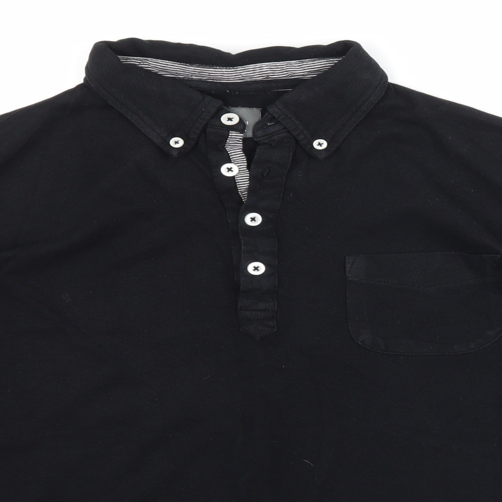 Peter Werth Mens Black    Polo Size L