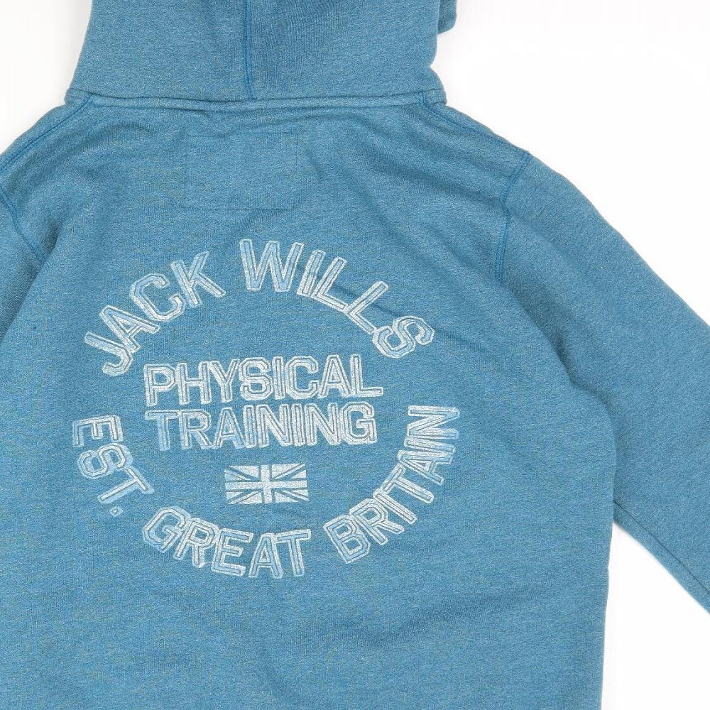 Jack Wills Womens Blue   Pullover Hoodie Size 12