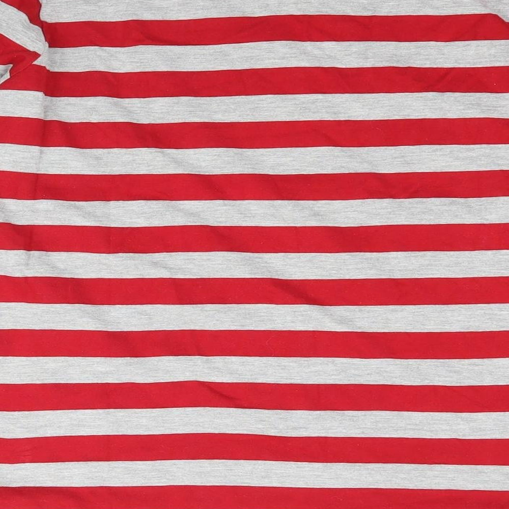 Marks and Spencer Boys Multicoloured Striped   Pyjama Top Size 13-14 Years