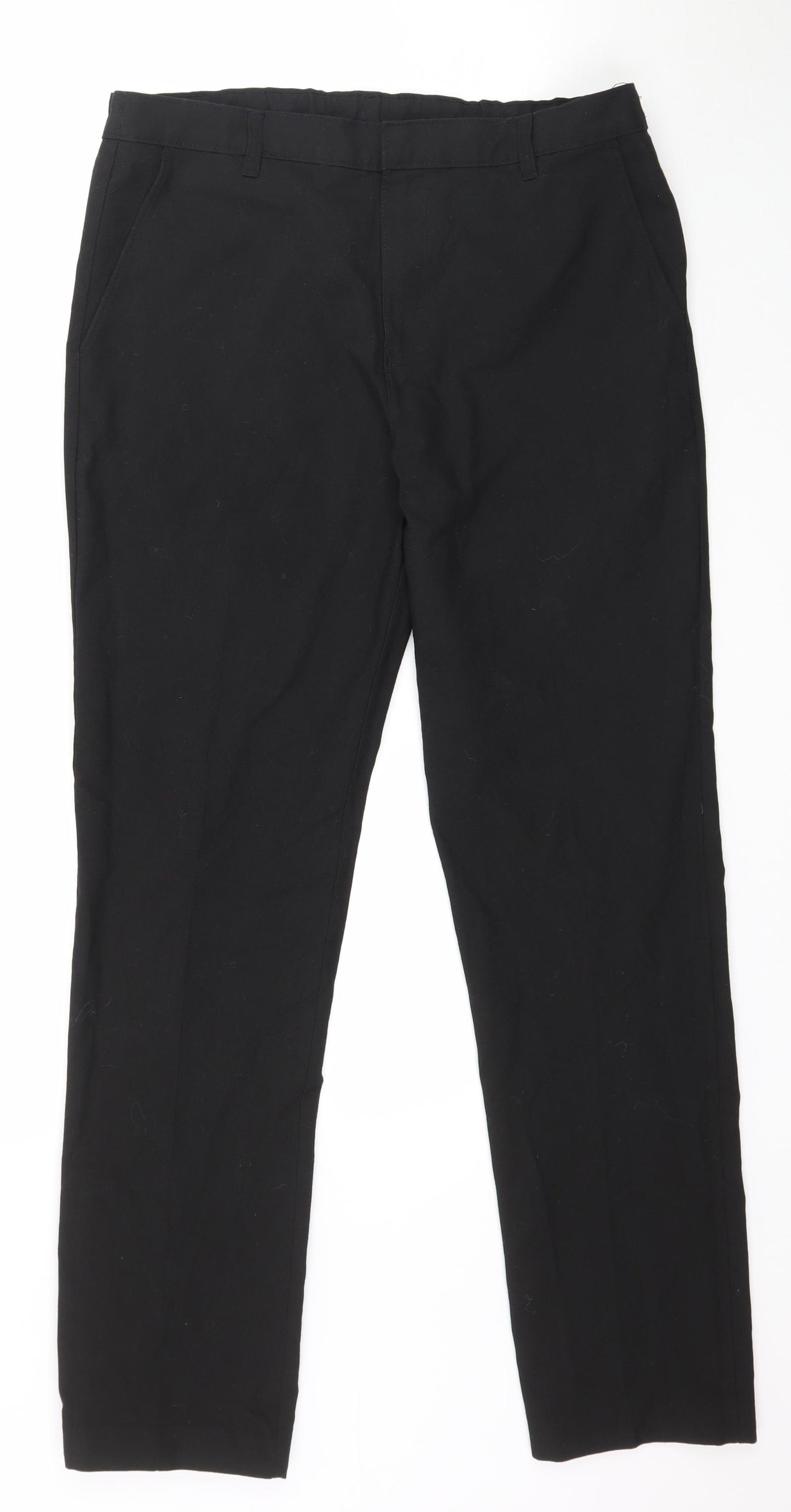 Marks and Spencer Girls Black   Dress Pants Trousers Size 15-16 Years - School