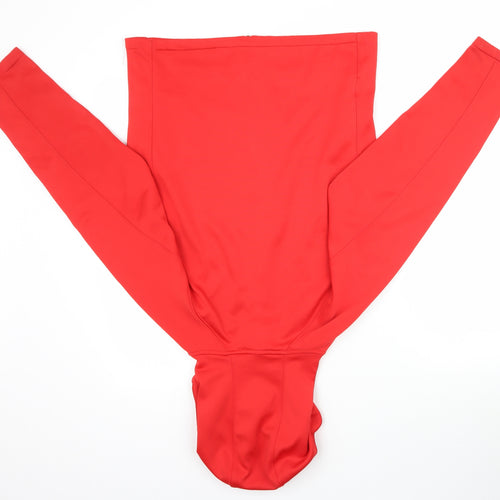 Nike Girls Red   Full Zip Hoodie Size 12-13 Years  - NIKE Swoosh