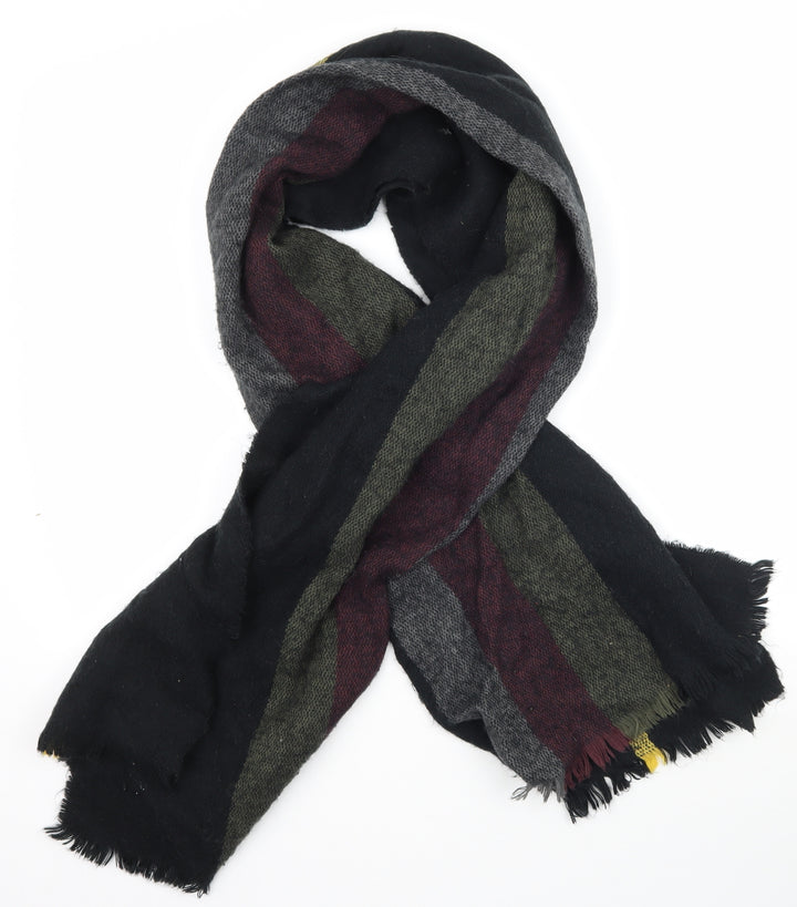 Primark Mens Multicoloured Striped Knit Scarf One Size