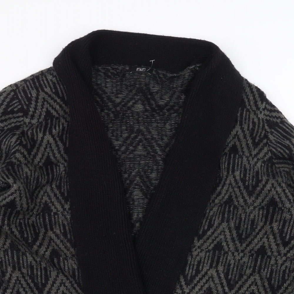 F&F Womens Black   Jacket Coatigan Size 18