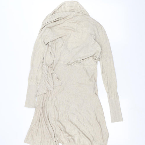 Marks and Spencer Womens Beige   Cardigan Jumper Size 10