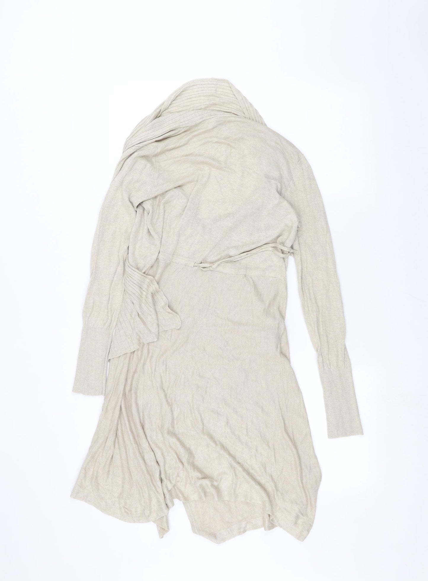 Marks and Spencer Womens Beige   Cardigan Jumper Size 10