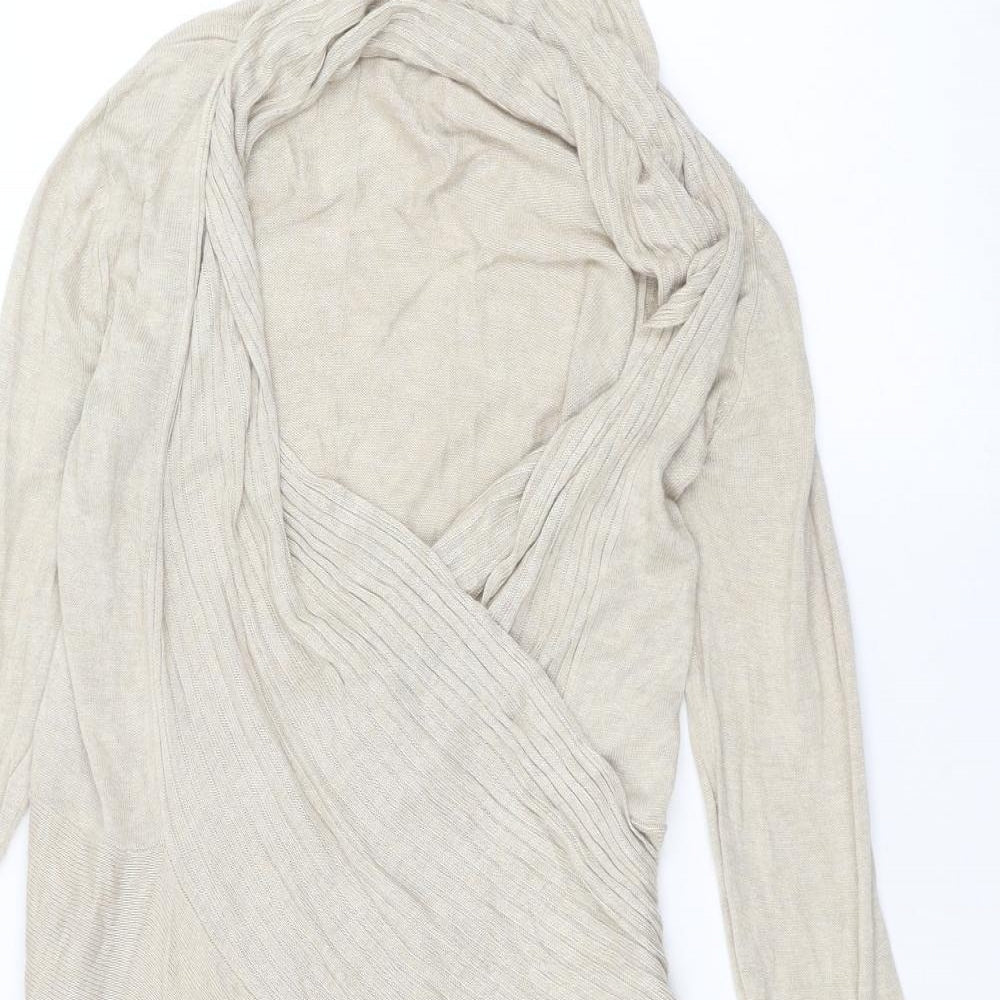 Marks and Spencer Womens Beige   Cardigan Jumper Size 10