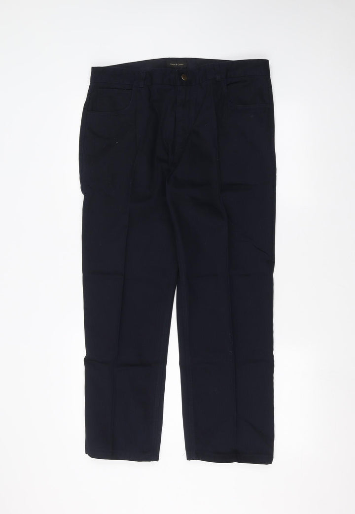 Aspen & Court Womens Blue   Straight Jeans Size 36 in L29 in
