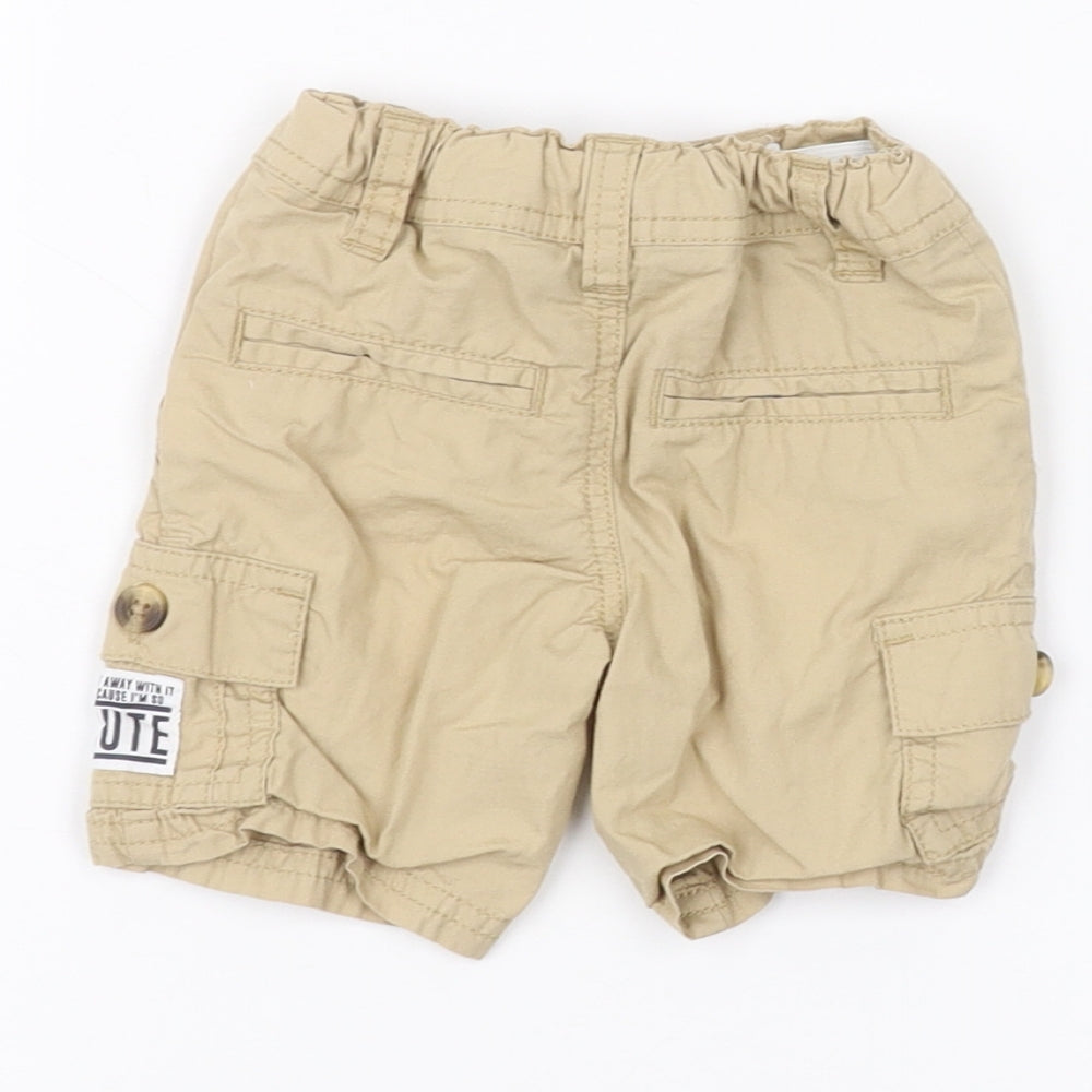 Primark Baby Beige   Cropped Trousers Size 3-6 Months