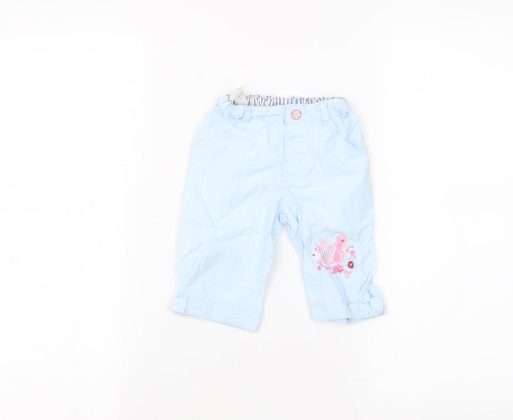 pompolina Baby Blue   Capri Trousers Size 12 Months