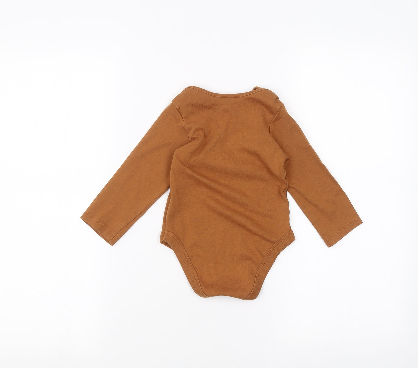 Marks and Spencer Baby Brown   Babygrow One-Piece Size 12-18 Months