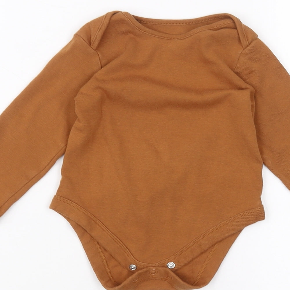 Marks and Spencer Baby Brown   Babygrow One-Piece Size 12-18 Months