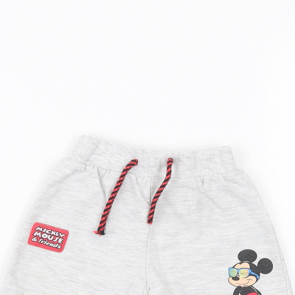 Disney Baby Grey   Cropped Trousers Size 3-6 Months