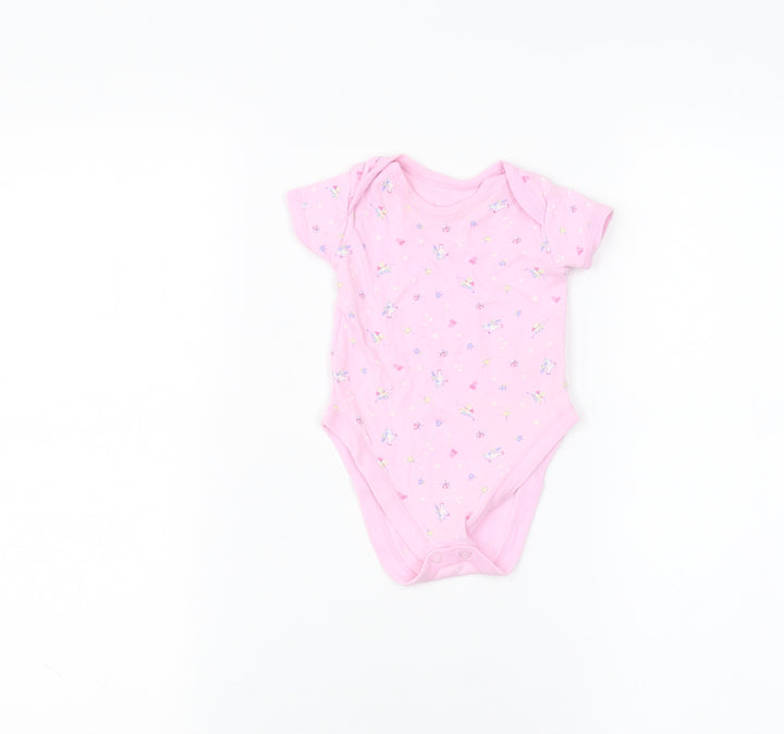 George Baby Pink Babygrow One-Piece Size 0-3 Months