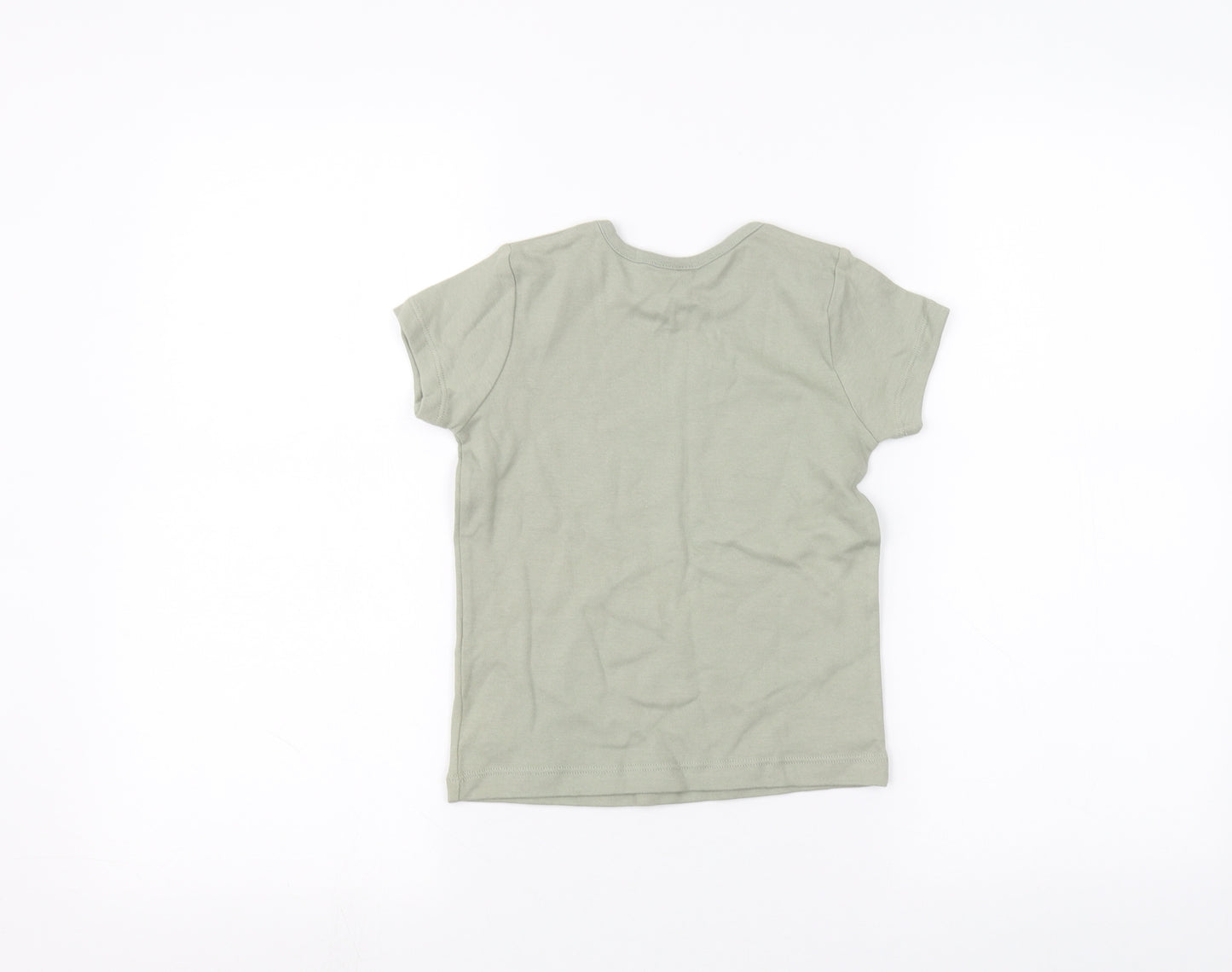 Cherokee Girls Green   Basic T-Shirt Size 4-5 Years
