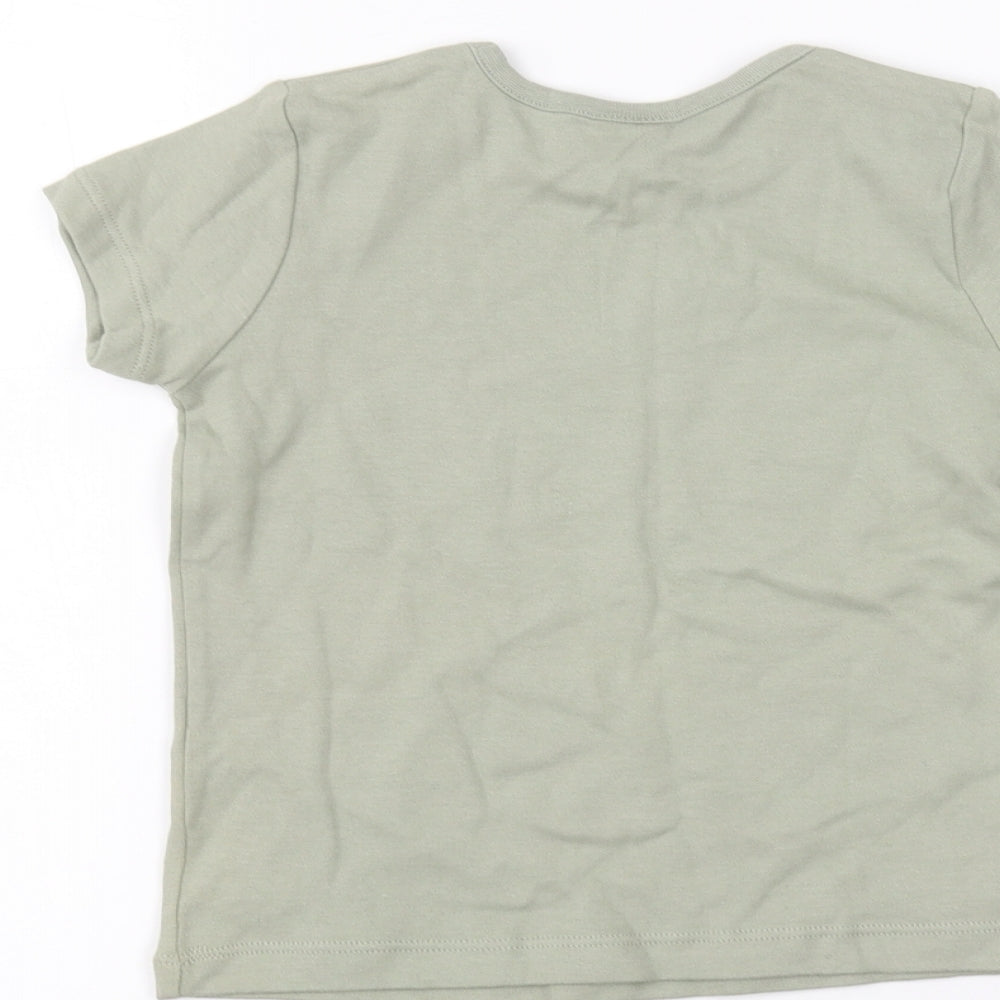 Cherokee Girls Green   Basic T-Shirt Size 4-5 Years
