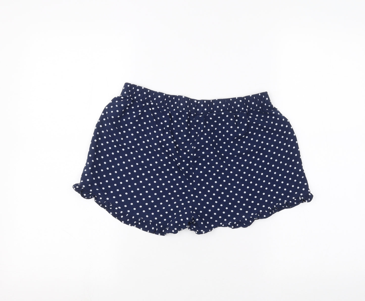 Matalan Womens Blue Polka Dot  Sweat Shorts Size 10