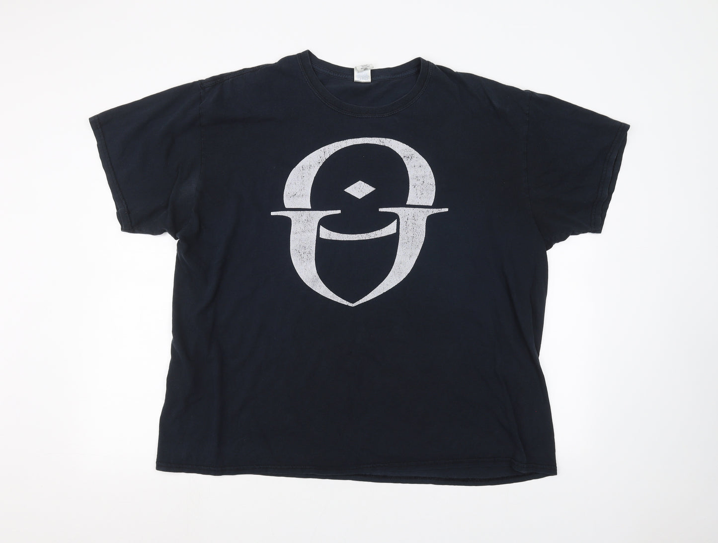 Gilden Mens Blue    T-Shirt Size 2XL