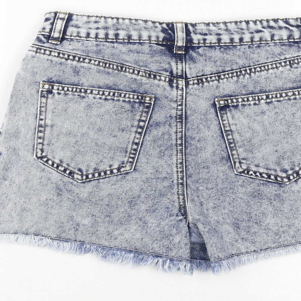 George Girls Blue  Denim Cut-Off Shorts Size 12-13 Years