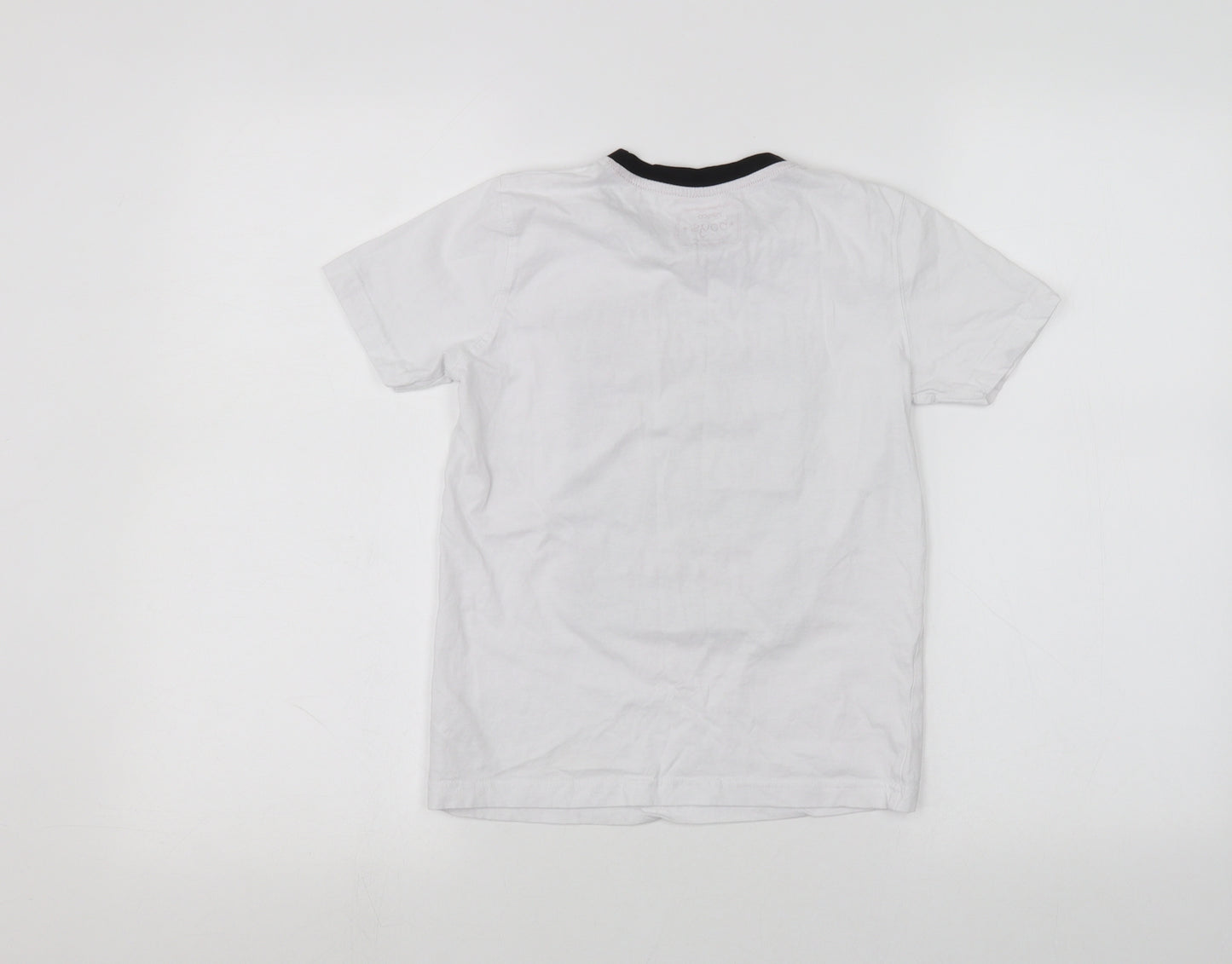 PEP&CO Boys White   Basic T-Shirt Size 9-10 Years