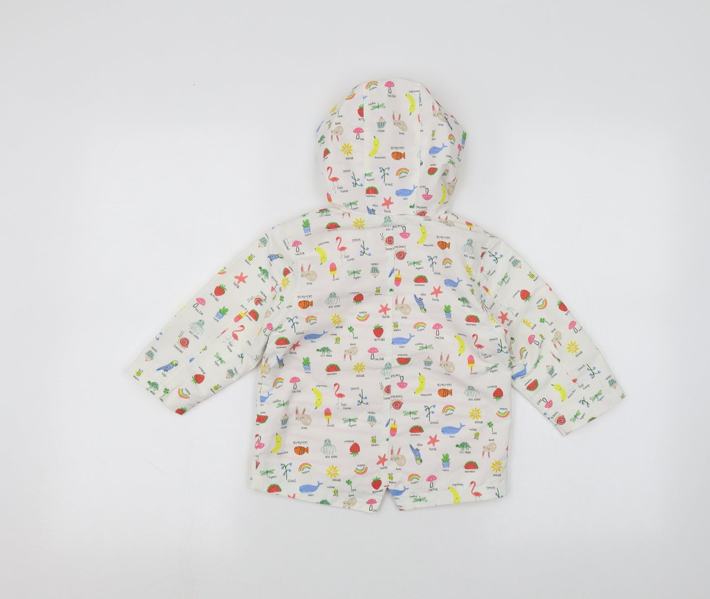 NEXT Baby White   Rain Coat Coat Size 12-18 Months