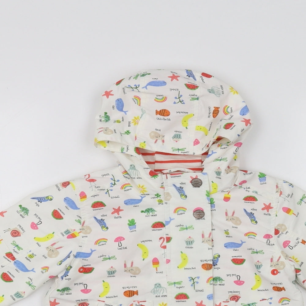 NEXT Baby White   Rain Coat Coat Size 12-18 Months