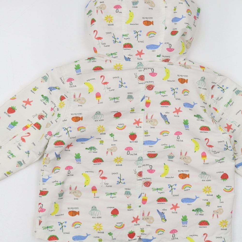 NEXT Baby White   Rain Coat Coat Size 12-18 Months
