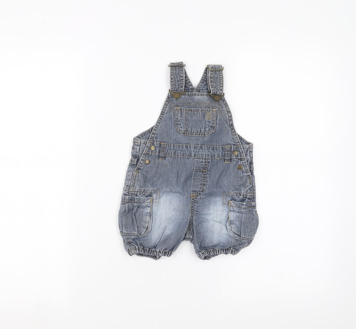 H&M Baby Blue  Denim Dungaree One-Piece Size 3-6 Months
