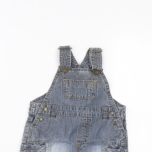 H&M Baby Blue  Denim Dungaree One-Piece Size 3-6 Months