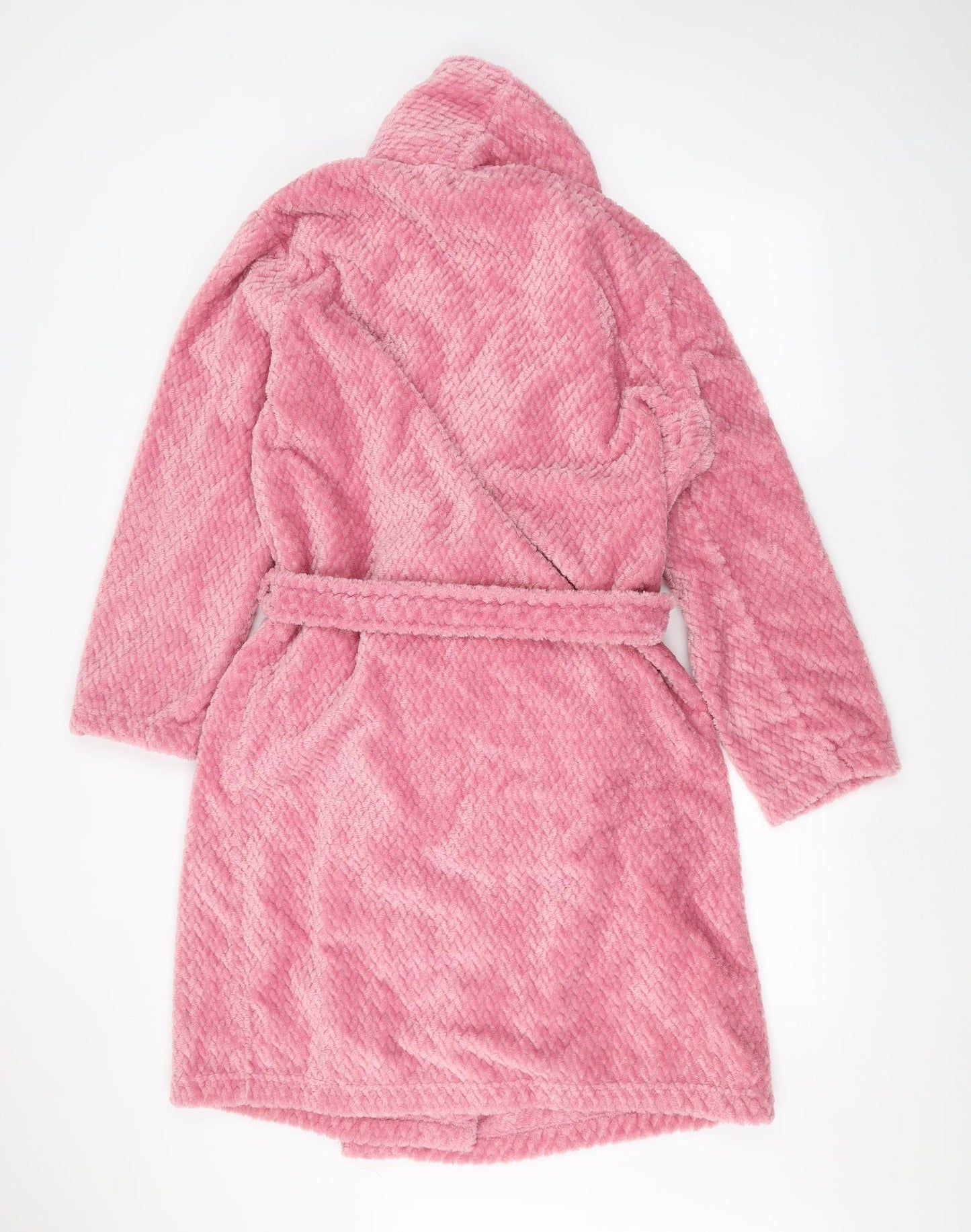 ISLE Womens Pink Solid  Babydoll Robe Size M