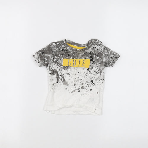 Primark Baby White   Basic T-Shirt Size 6-9 Months