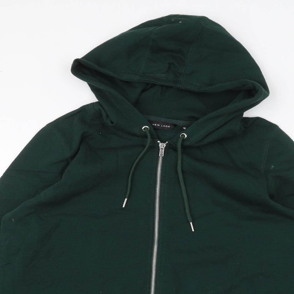 New Look Womens Green   Full Zip Hoodie Size 18